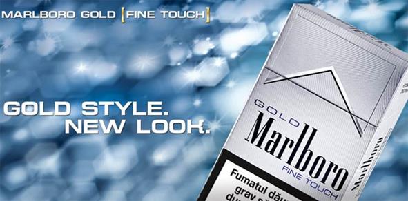 MARLBORO GOLD FINE TOUCH GOLD STYLE NEW LOOK